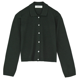 Skall Studio Amethyst Cardigan, Dark Pine 